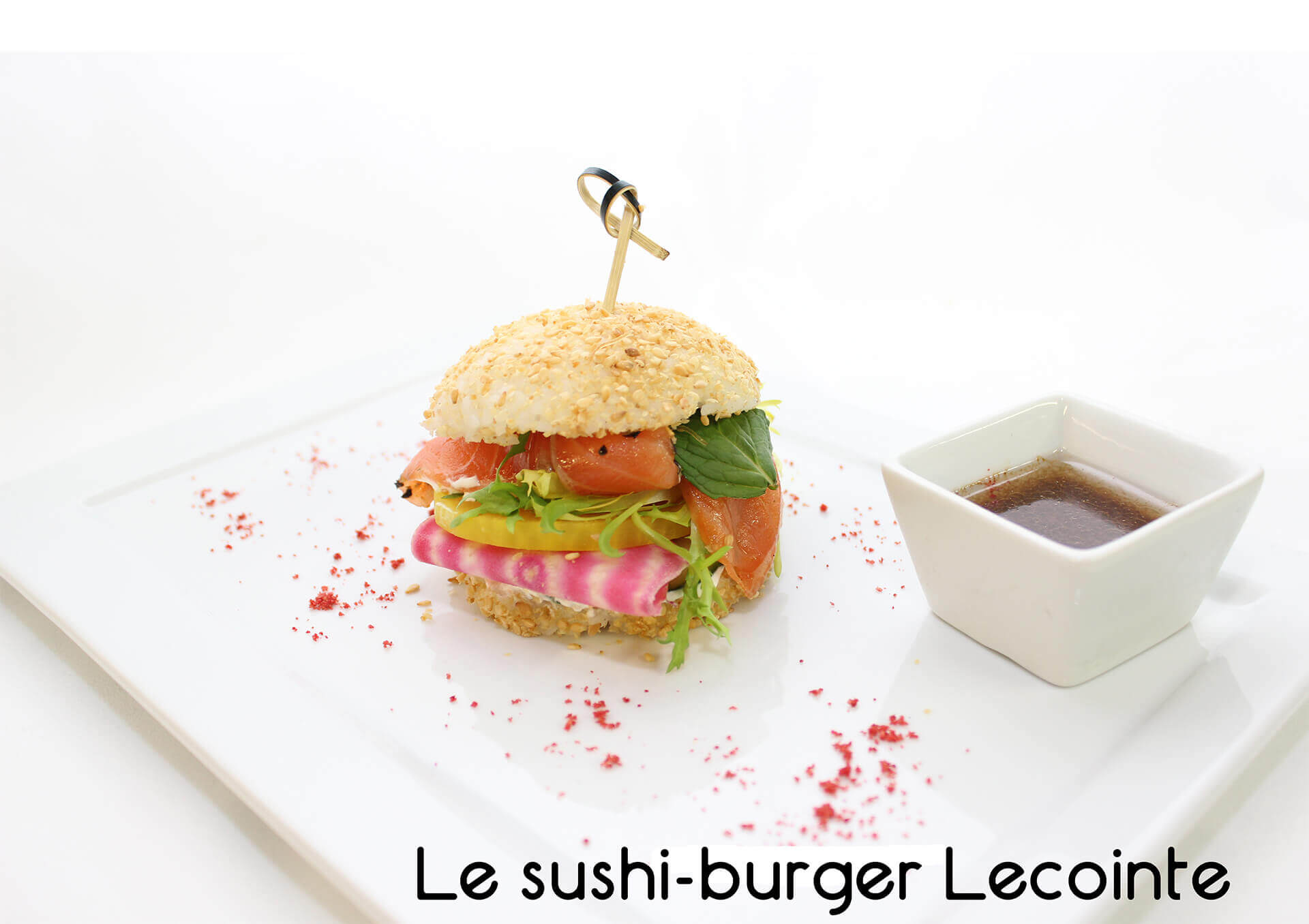 Cuisine tendance sushi-burger Lecointe Traiteur Rouen