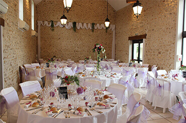 Salle de mariage ferme du bassin Lecointe Traiteur